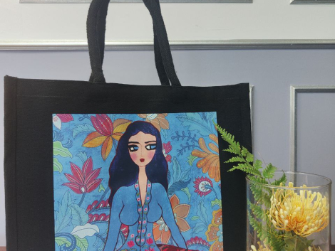 tote bag, batik, bag, original, original print